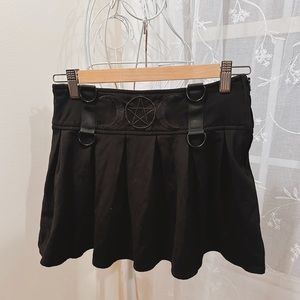 Widow Dolls Kill Mini Pleated Skirt